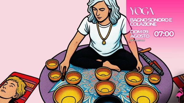 Yoga con bagno sonoro e colazione